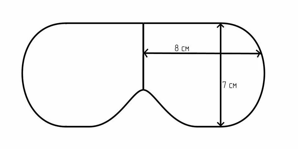 Повязка на глаза своими руками выкройка Как сделать маску для сна своими руками (Мастер класс) Лавка идей Мастер классы 