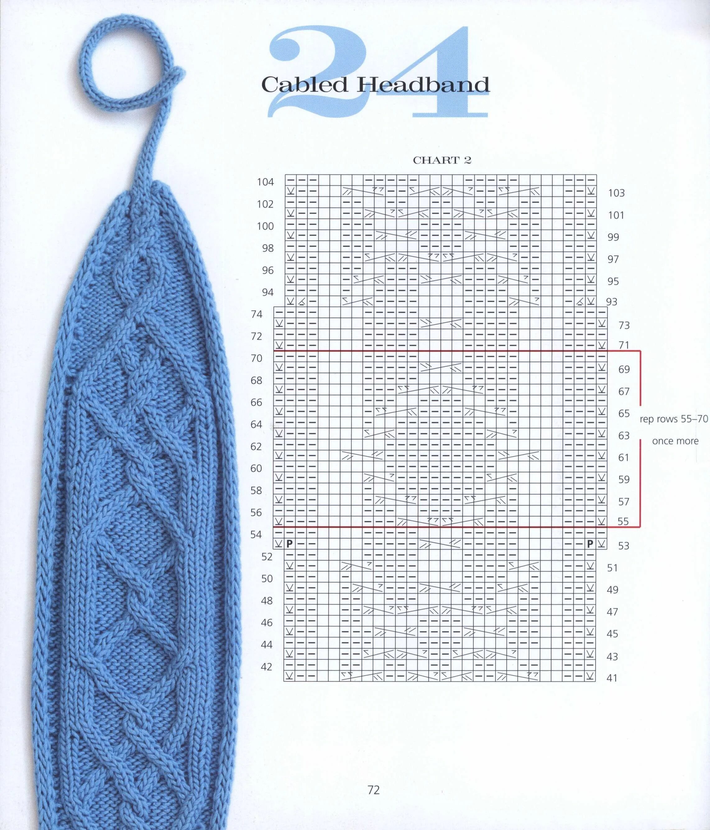 Повязка спицами с описанием и схемами imgbox - fast, simple image host Knit headband pattern, Knitting, Knitting video