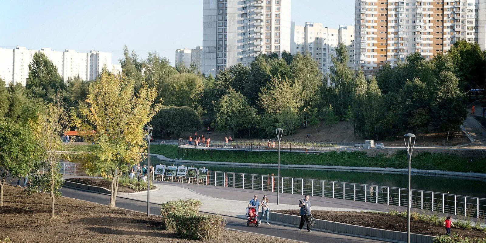 Пойма реки битцы москва парк битца фото Началось обустройство главного входа парка в пойме реки Битцы / Новости города /