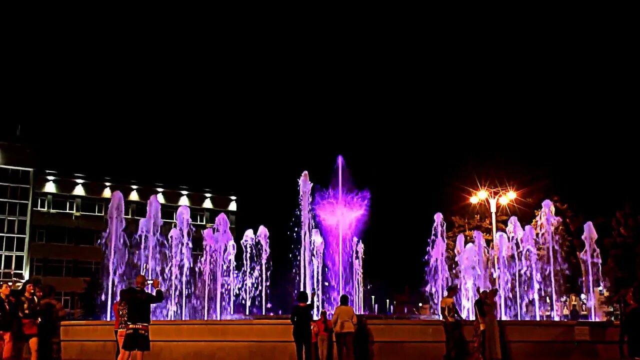 Поющие фонтаны анапа фото Анапа танцующие фонтаны Anapa the singing fountains Dancing fountains - YouTube