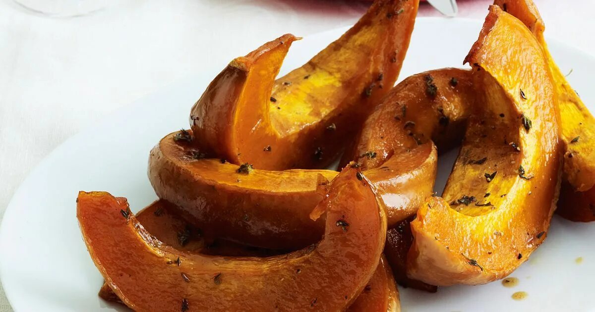 Поза пикантная тыква фото Maple-glazed roast pumpkin