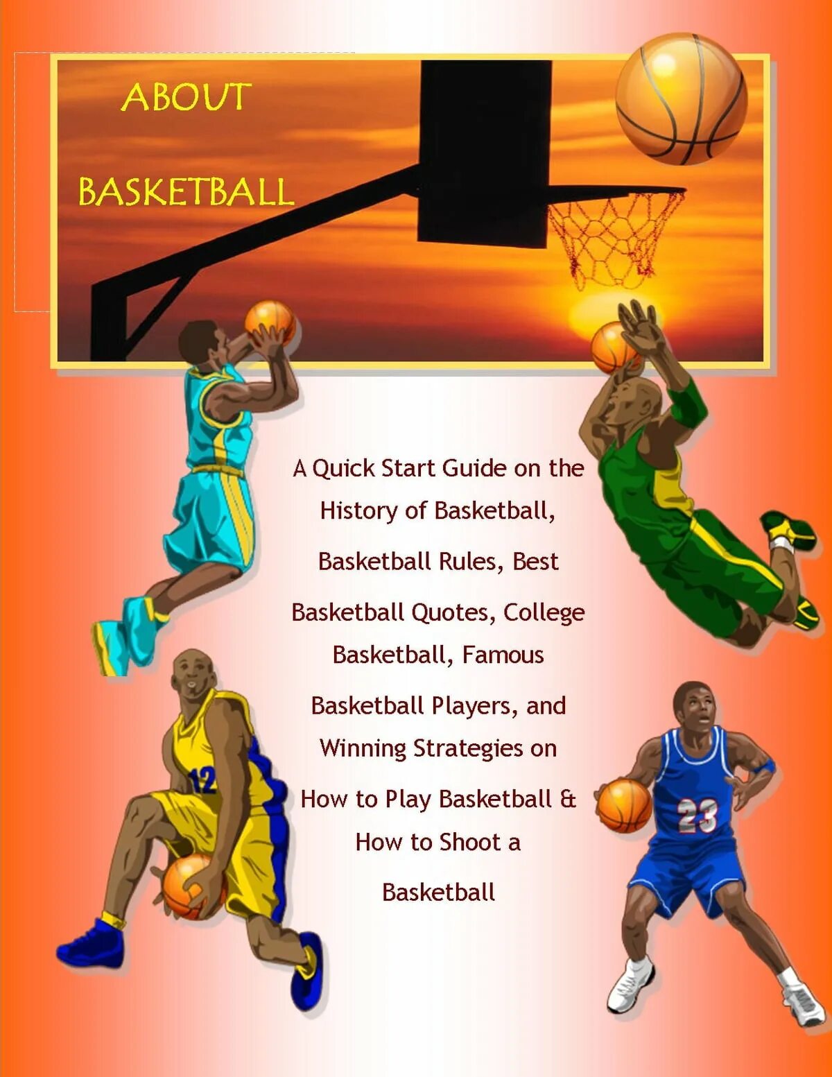 Поздравление с днем учителя картинки про баскетбол About Basketball: A Quick Start Guide on the History of Basketball, Basketball R