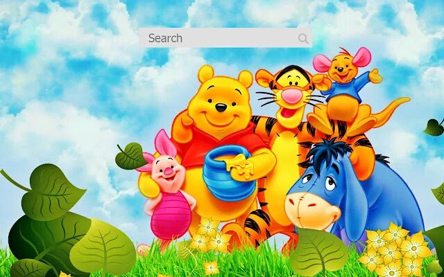 Поздравления малышу фото Wallpapers Winnie the Pooh - Chrome Web Mağazası