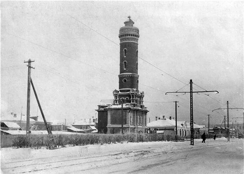 Пожарная каланча омск фото Пожарная каланча (1915)