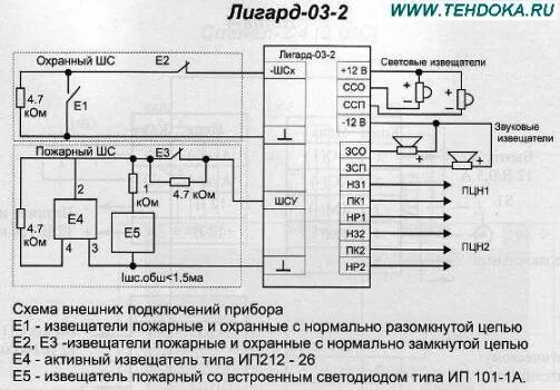 Пожарная сигнализация кварц схема подключения датчиков Охранно-пожарные сигнализации