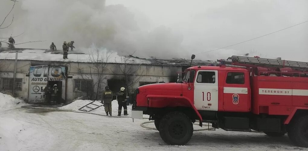 Условный пожар в школе ликвидировали омские огнеборцы - Новости - Главное управл