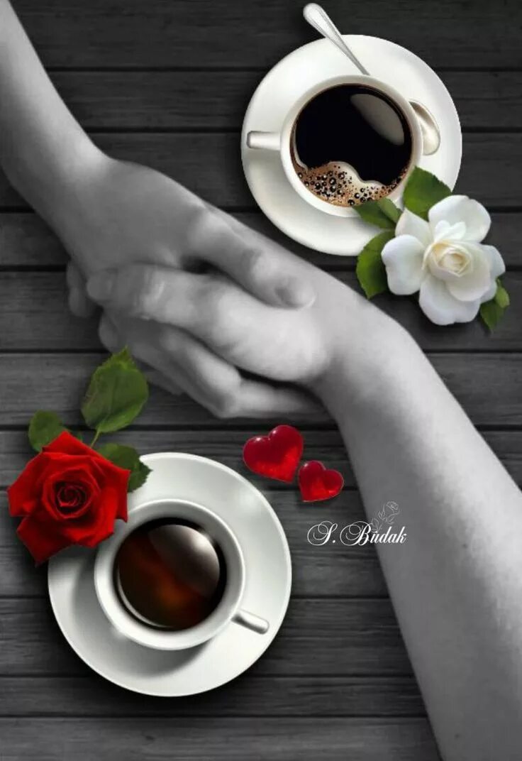 Пожелания с добрым утром романтические картинки Pin on 1 Sabri Budak - Touch of color Coffee lover, Good morning coffee, Coffee 