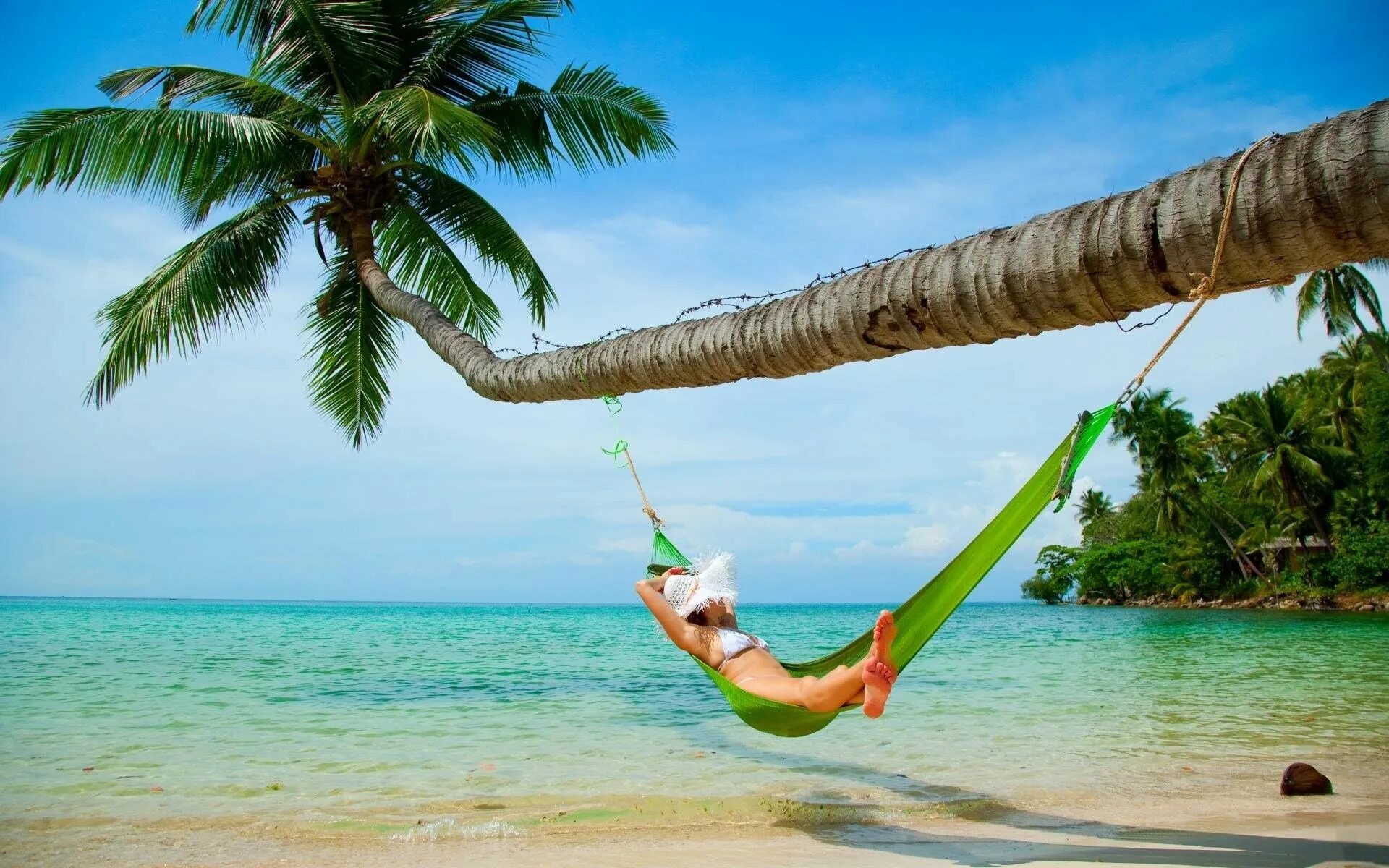 Позитивного отдыха картинки Paradise Beach hammock, Beach paradise, Beach wallpaper