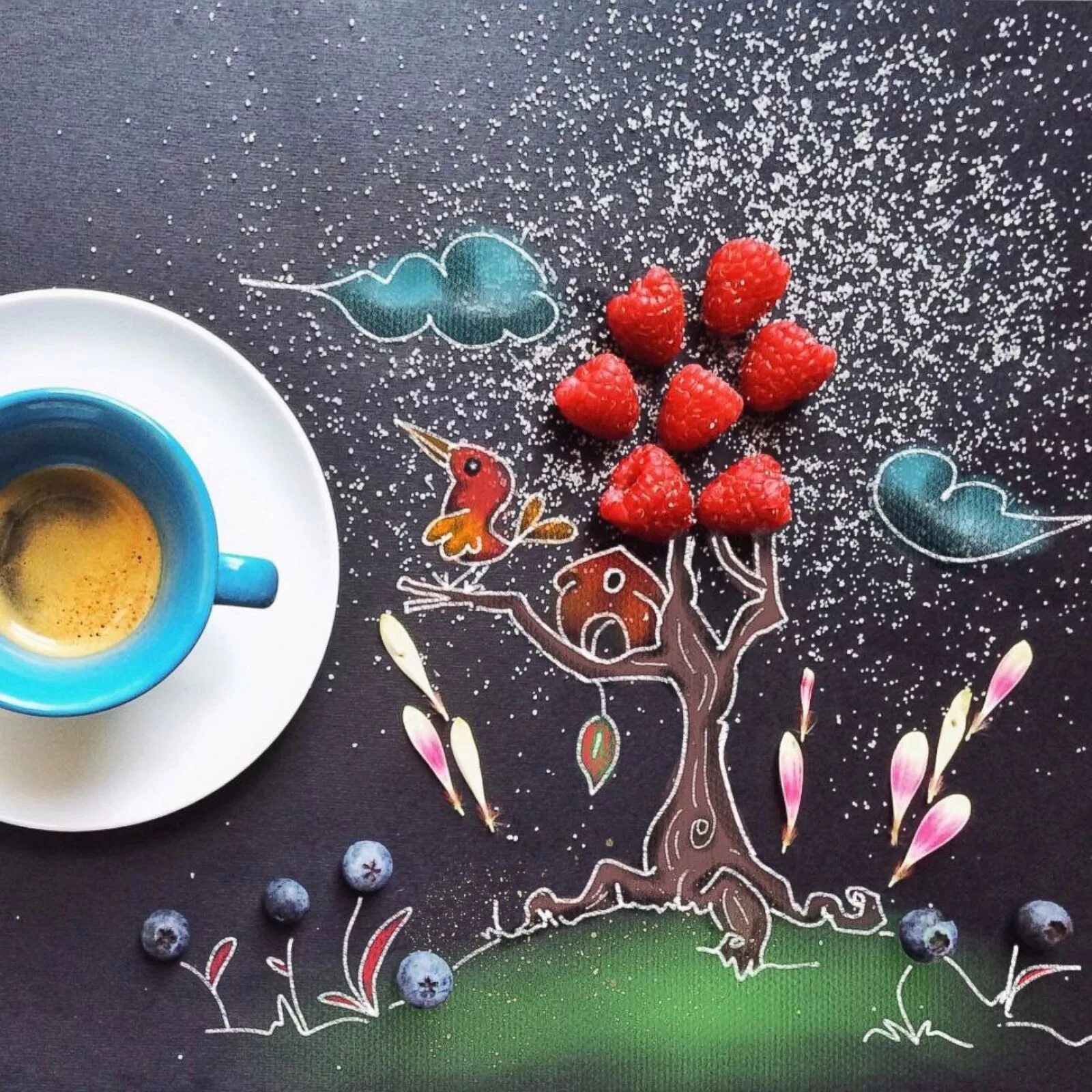 Позитивного утречка необычные картинки Whimsical Morning Coffee Drawings - ABC News