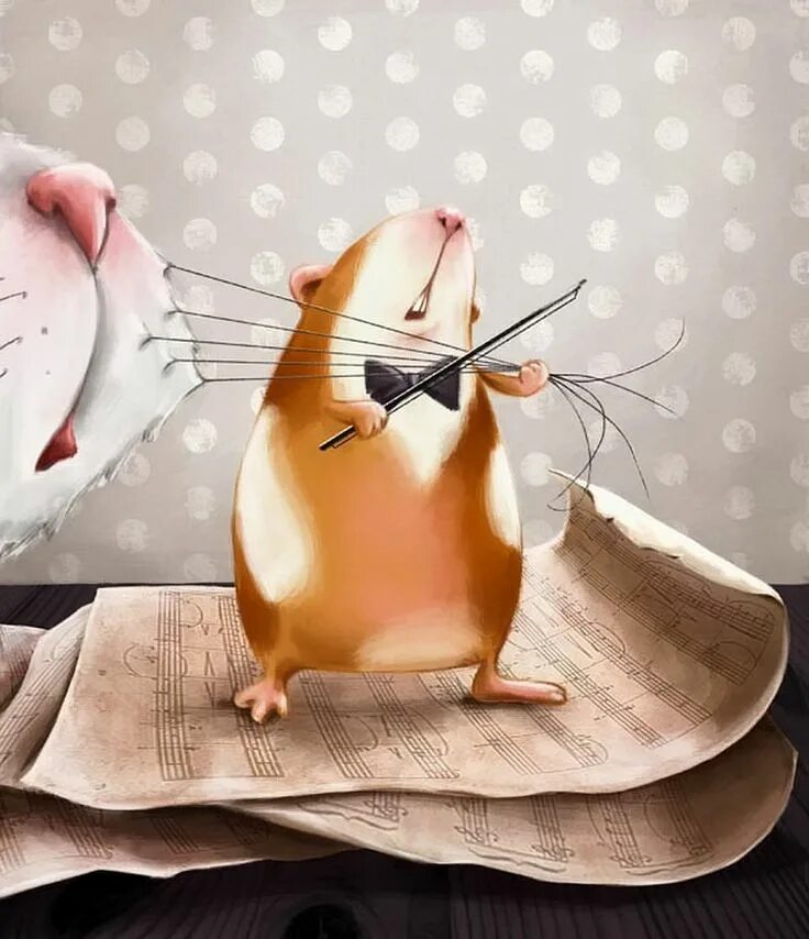 Позитивные добрые смешные картинки Elina Ellis Illustration, Coole zeichnungen, Meerschweinchen