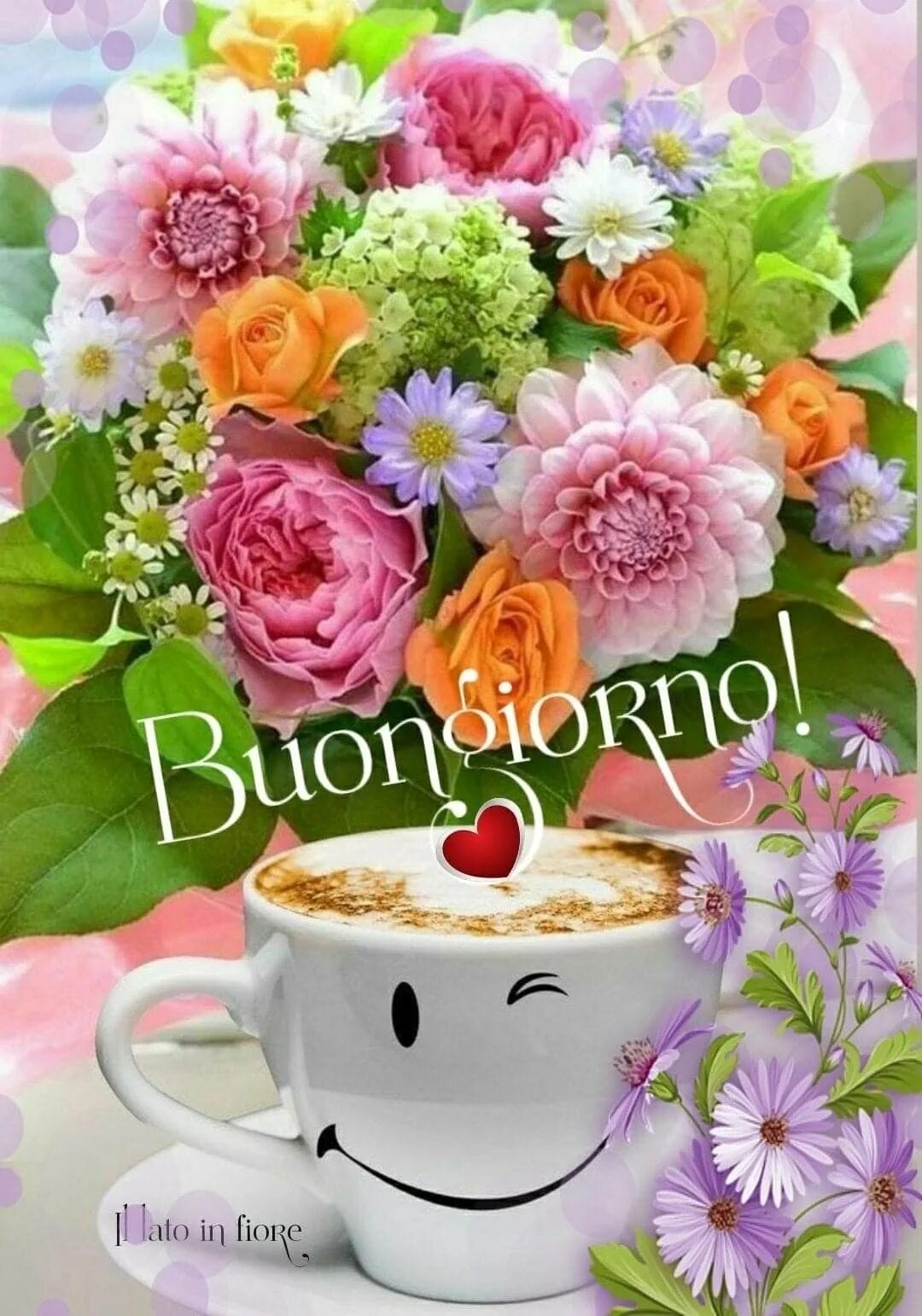 Позитивные красивые картинки доброе утро скачать Pin by Imma Pisacane on Buongiorno Good morning gif, Good morning flowers, Speci