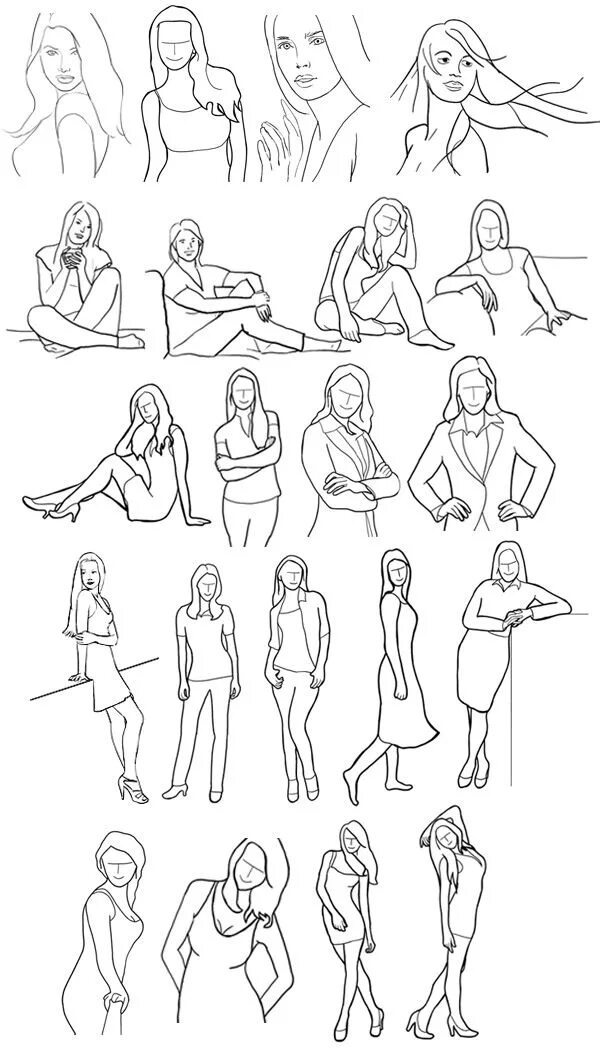 Позы для высоких для фото Posing Guide: 21 Sample Poses to Get You Started with Photographing Women - Part