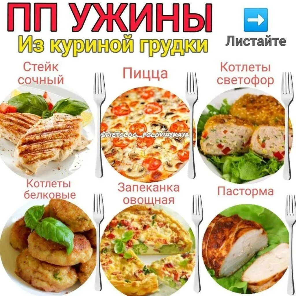 Пп меню рецепты с фото простые Идеи ужина на каждый день eCookie.ru