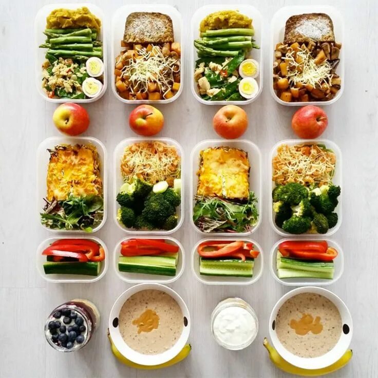 Пп на каждый день с фото These Lunch Meal Prep Ideas Are Anything But Bland Healthy meal prep, Healthy re