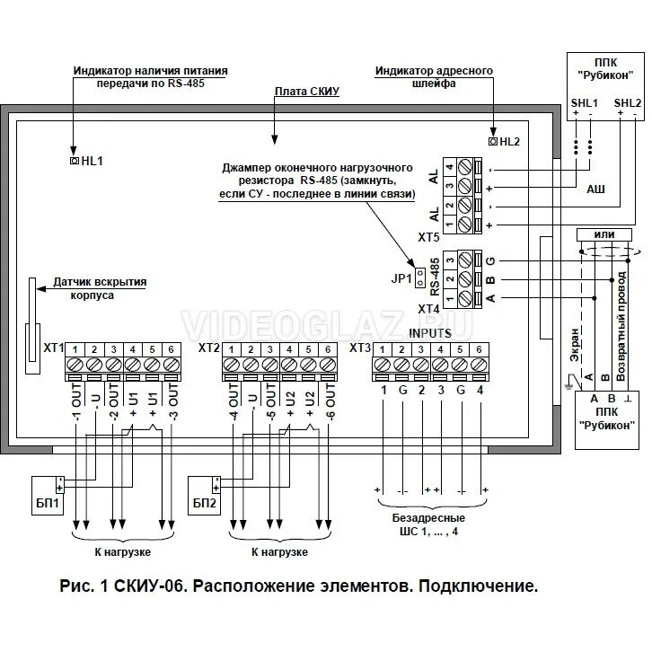 Ппк 2 схема подключения Купить Сигма-ИС СКИУ-06 "Рубикон" - ВИДЕОГЛАЗ Москва