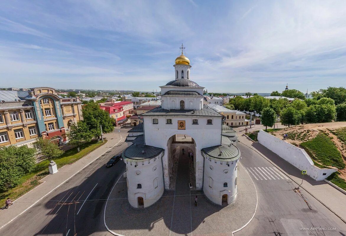 Пр владимир фото Панорама города Владимир. Россия 360 °.