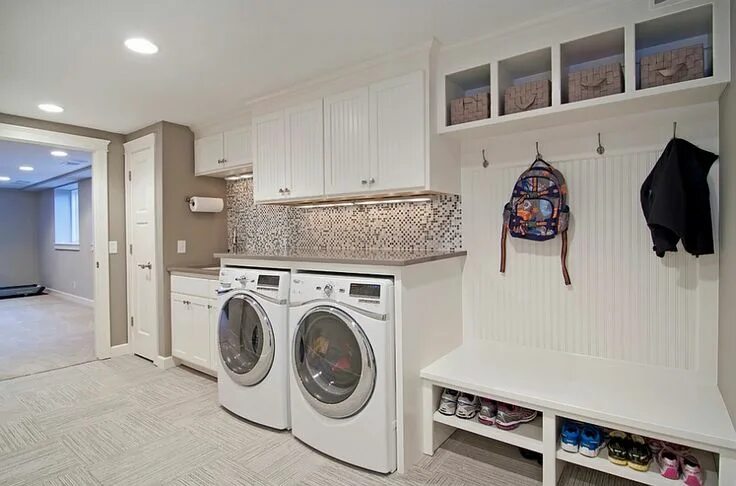 Прачечная дома интерьер 25 Space-Saving Multipurpose Laundry Rooms! Design de lavanderia, Reforma de lav