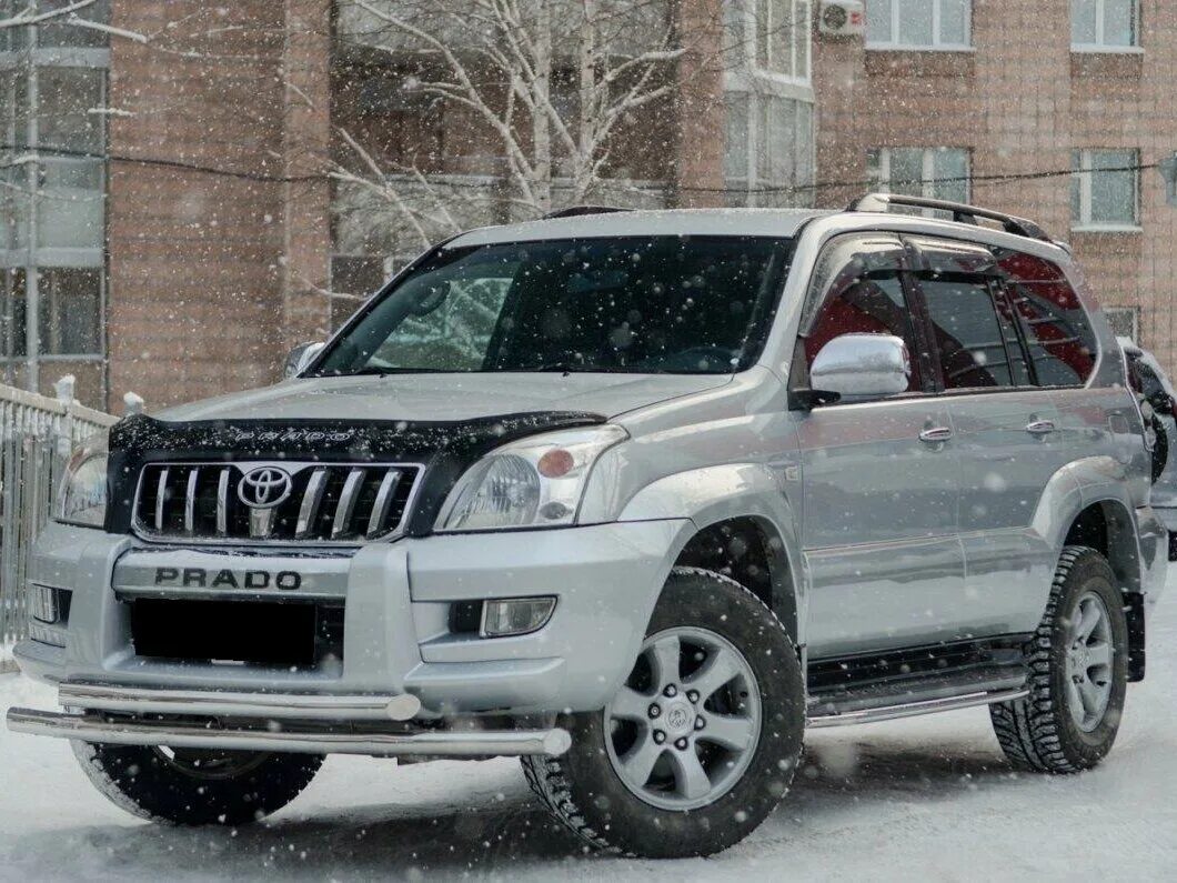 Прадик машина фото Купить б/у Toyota Land Cruiser Prado 120 Series Рестайлинг 2.7 AT (163 л.с.) 4WD