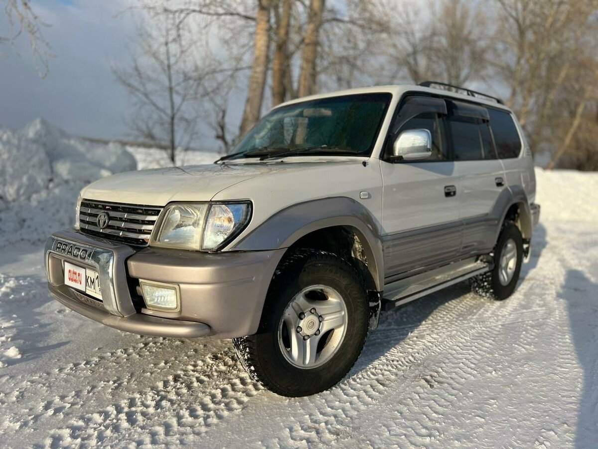 Прадо 90 фото Купить б/у Toyota Land Cruiser Prado 90 Series Рестайлинг 3.4 AT (185 л.с.) 4WD 