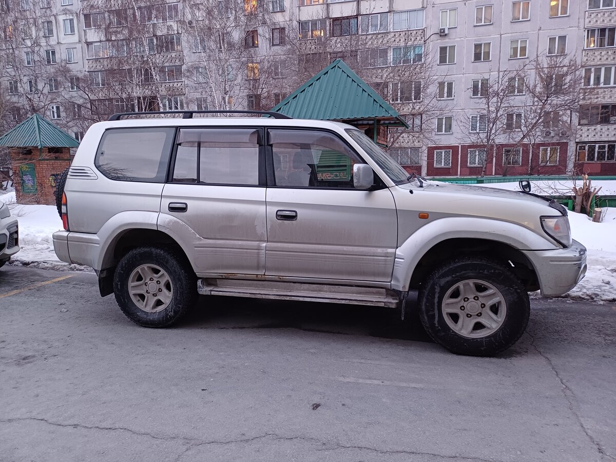 Купить б/у Toyota Land Cruiser Prado 90 Series Рестайлинг 3.4 AT (178 л.с.) 4WD 