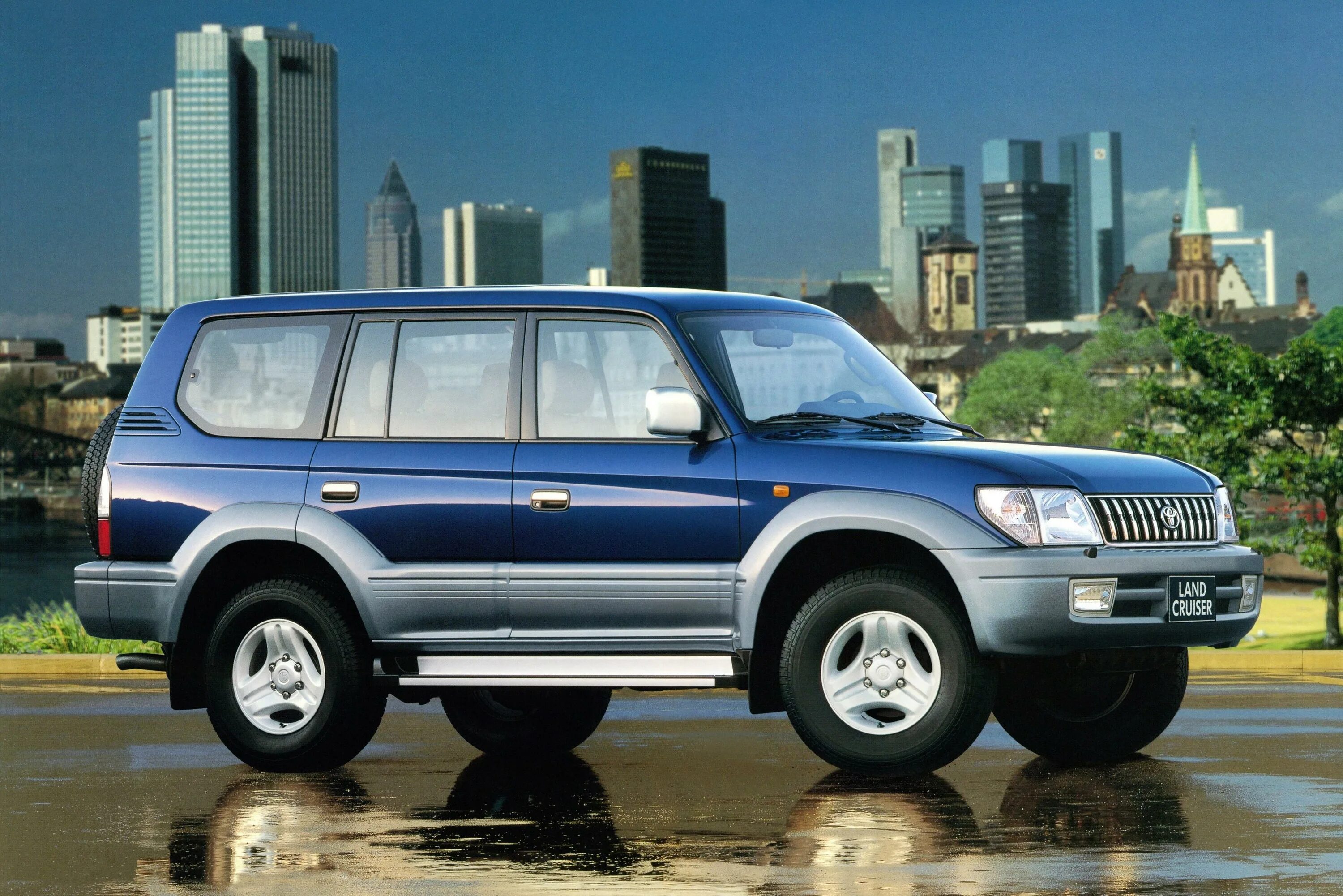 Прадо 90 кузов фото Toyota Land Cruiser Prado J90 рестайлинг (1999 - 2002) Внедорожник 5 дв - технич