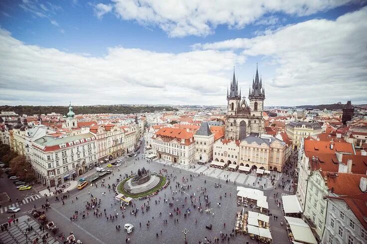 Прага фото площади Old Town Square in Prague, Czech Republic Free Stock Photo Download picjumbo Eur