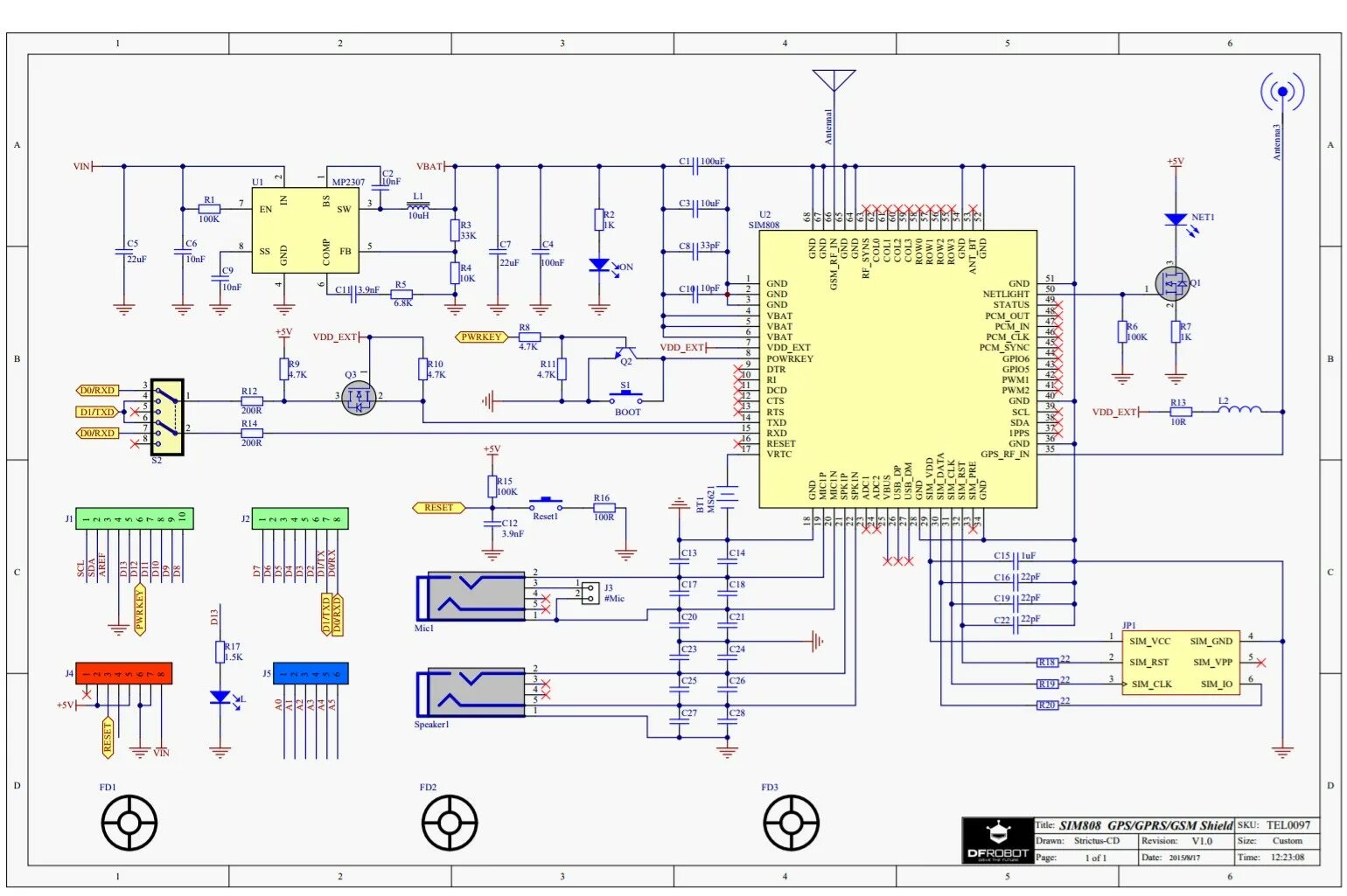 Практическая электрические схемы sim900 - Can't reduce SIM808 Power Consumption - Electrical Engineering Stack Ex