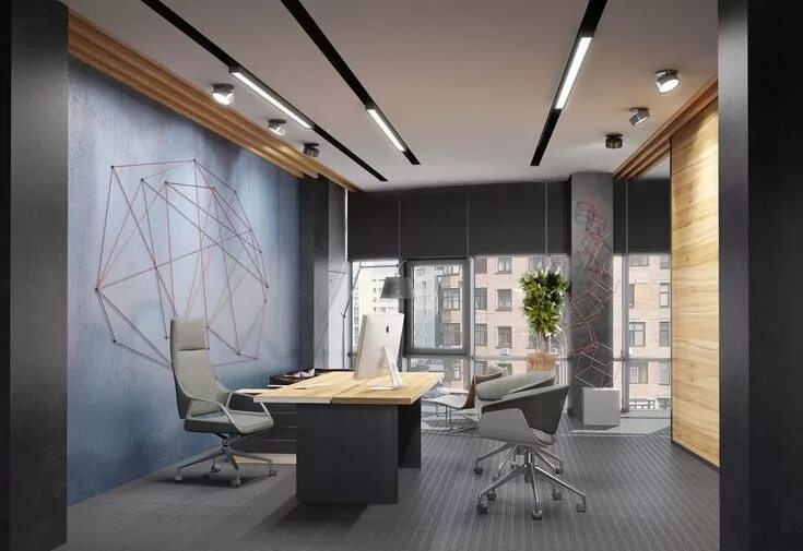 Практика современного дизайна Pin on Потолок Office design trends, Executive office design, Office design