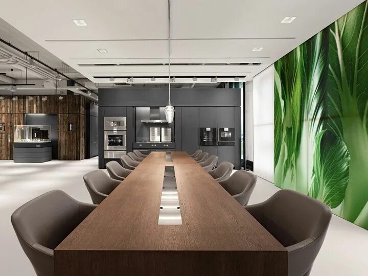 Практика современного дизайна Gaggenau showroom, Amsterdam Office interior design, Meeting room design, Commer