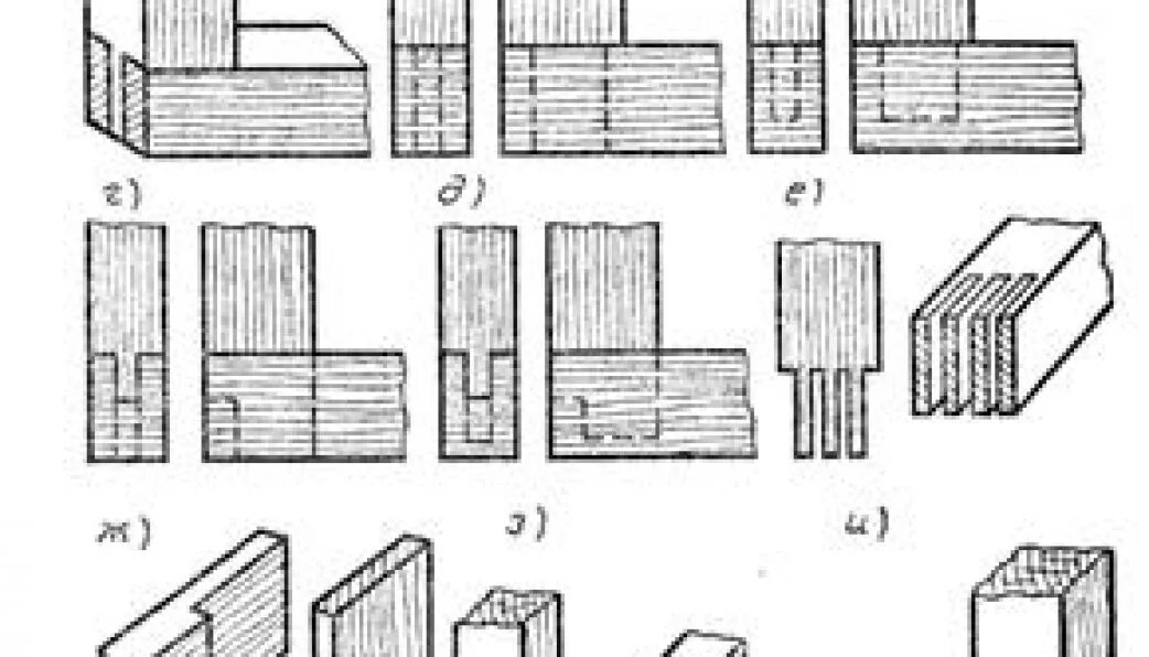 Правила и способы выполнения сложных деревянных соединений Соединение деревянных заготовок сквозным шипом