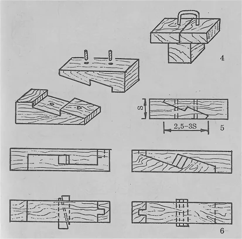 Правила и способы выполнения сложных деревянных соединений Соединение элементов деревянных конструкций