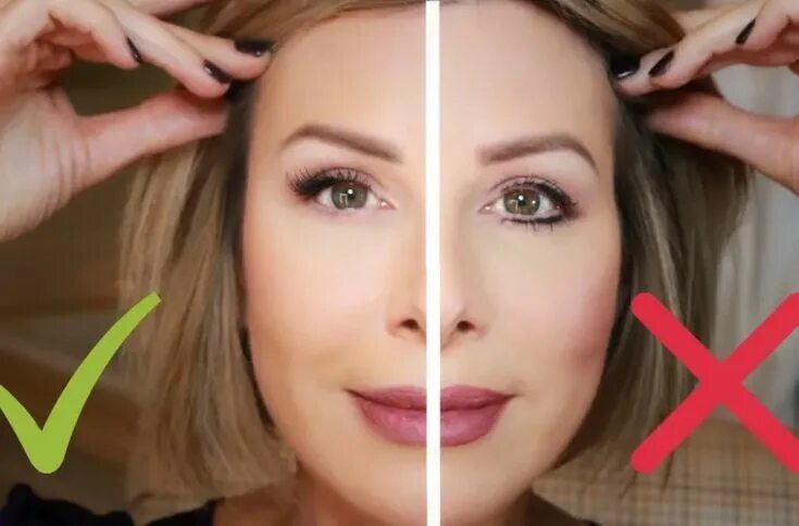 Правила макияжа после 40 лет Facelift Makeup Tutorial To Give Your Face A Lift Makeup tips for older women, M