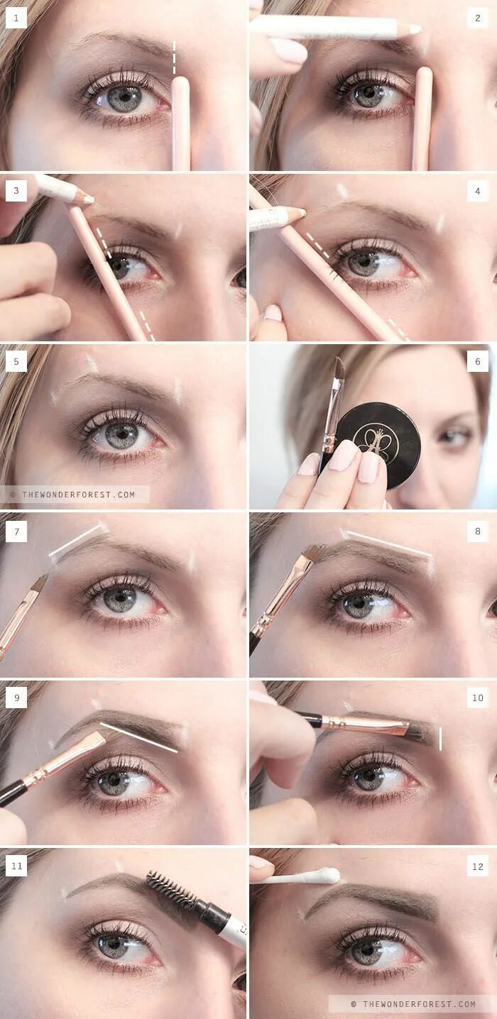 Правильная форма бровей как сделать фото My New Perfect Brow Routine: Eyebrow Tutorial Perfect eyebrows, Eyebrows, Perfec