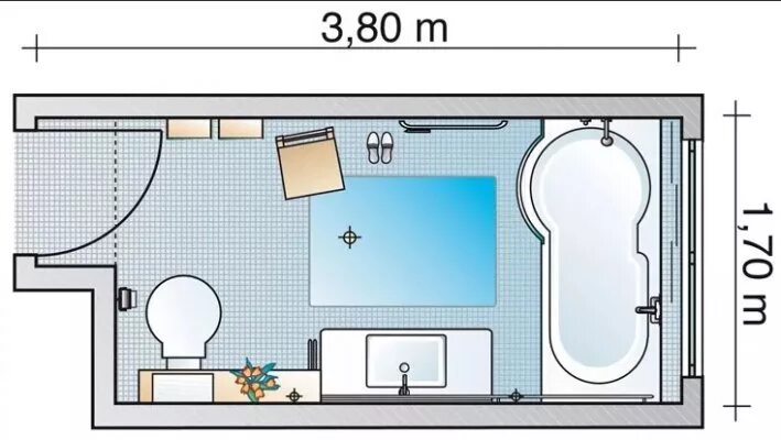 Правильная планировка ванной комнаты Как правильно рассчитать размеры мебели для ванной - полезные советы