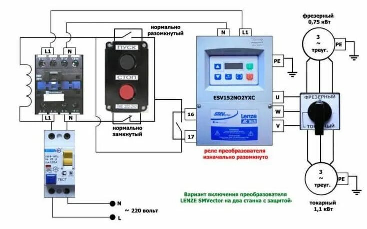 Правильная схема подключения Подключение частотного преобразователя к электродвигателю Электродвигатель, Прео