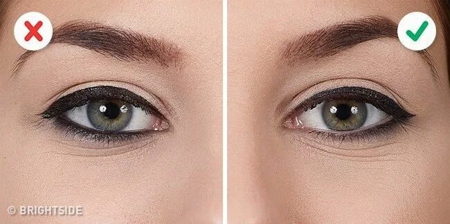 Правильная стрелка глаза фото These 10 Mistakes Don’t Let You to Do Winged Eyeliner Right How to apply eyeline