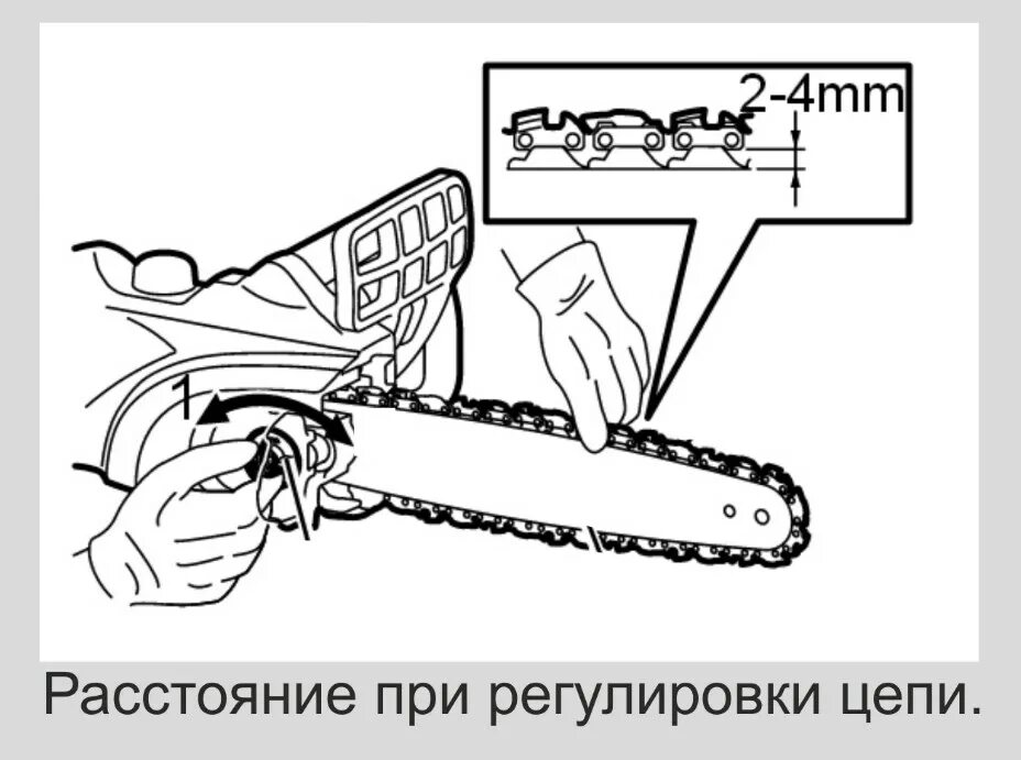 Правильная установка цепи на бензопилу фото Как правильно натянуть цепь бензопилы * Сад/Огород * Блог * Электроинструменты, 