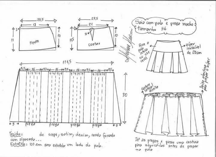Правильная выкройка юбки Пин на доске Etekler... Узоры для юбки, Схема для шитья юбки, Выкройки