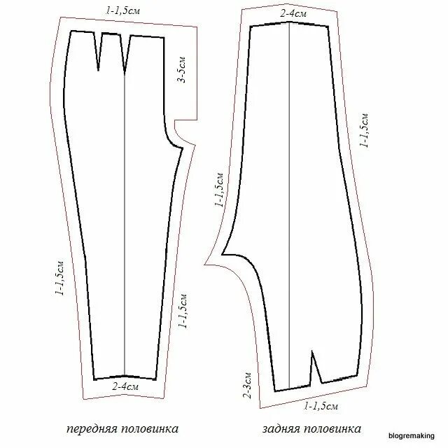 Правильно разложить выкройку брюк на ткани схема раскладки выкройки на ткани с величиной припусков Выкройки, Уроки шитья, Ш
