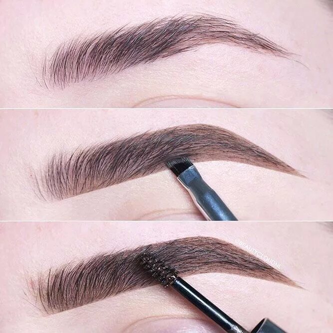 Правильно рисуем брови карандашом фото How To Fill In Eyebrows Like A Pro Filling in eyebrows, Eyebrow makeup, Perfect 