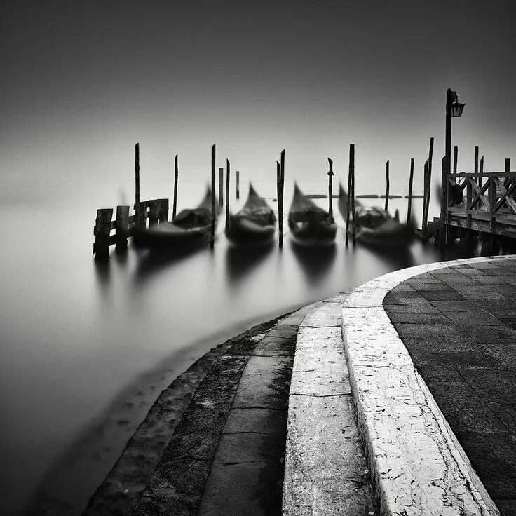 Правильное черно белое фото The Magic Of Venice I by Pierre Pellegrini, Photography, Digital Black and white