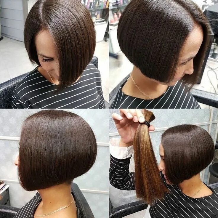 Правильное каре фото Pin by Girls Haircuts Hairdonations on Hair Bob hairstyles, Sleek bob hairstyles