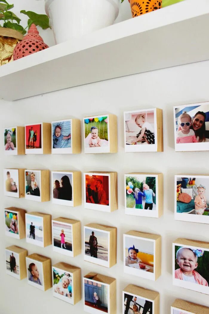 Правильное оформление фото Instagram Polaroid Block Gallery Wall Revisited A Joyful Riot Gallery wall, Gall