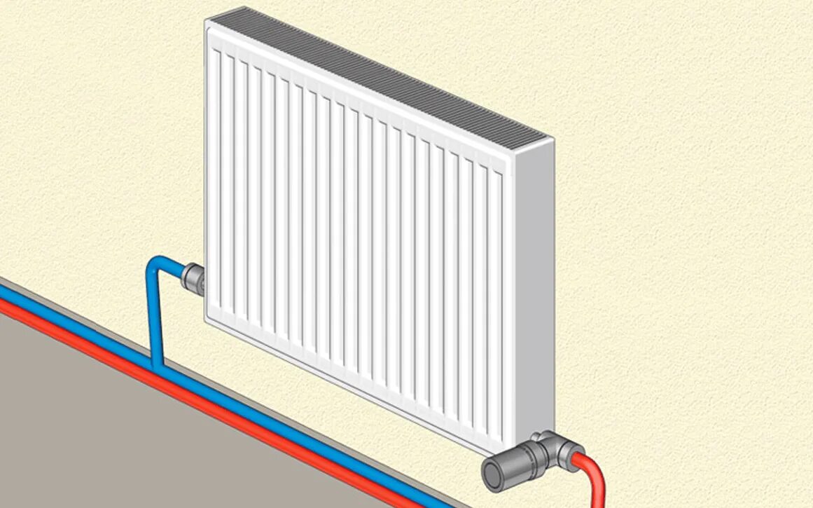 Правильное подключение батареи в своем доме Подключение батарей отопления с нижним подключением - Теплоприбор