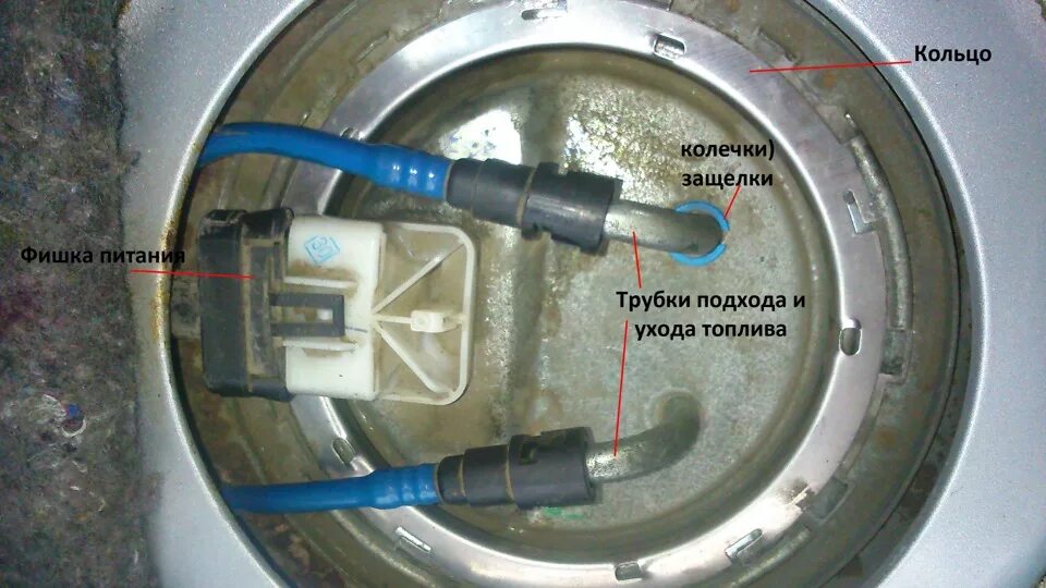 Правильное подключение бензонасоса крауф кр4511п Замена сетки топливного насоса - Opel Vectra B, 2 л, 1998 года своими руками DRI