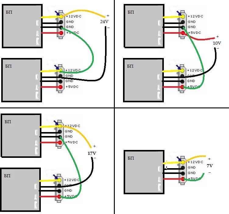 Правильное подключение блока питания Ответы Mail.ru: Вопрос по БП