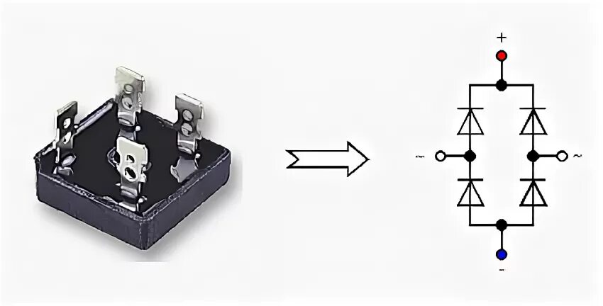 Правильное подключение диодного моста Диодный мост из диодов - Фото