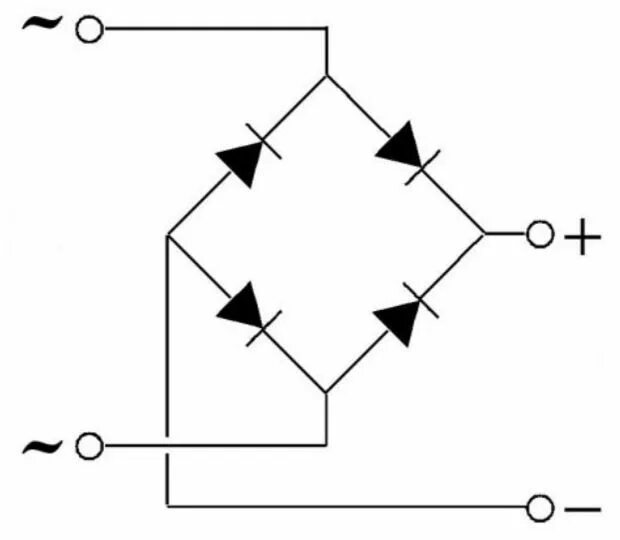 Правильное подключение диодного моста Диодный мост Электронная схема, Схемотехника, Электрика