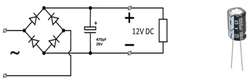 Правильное подключение диодного моста Простой на 12 вольт