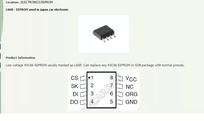 Правильное подключение еепром 93с66 Infiniti qx56 eeprom - Nissan - Форум автомастеров carmasters.org